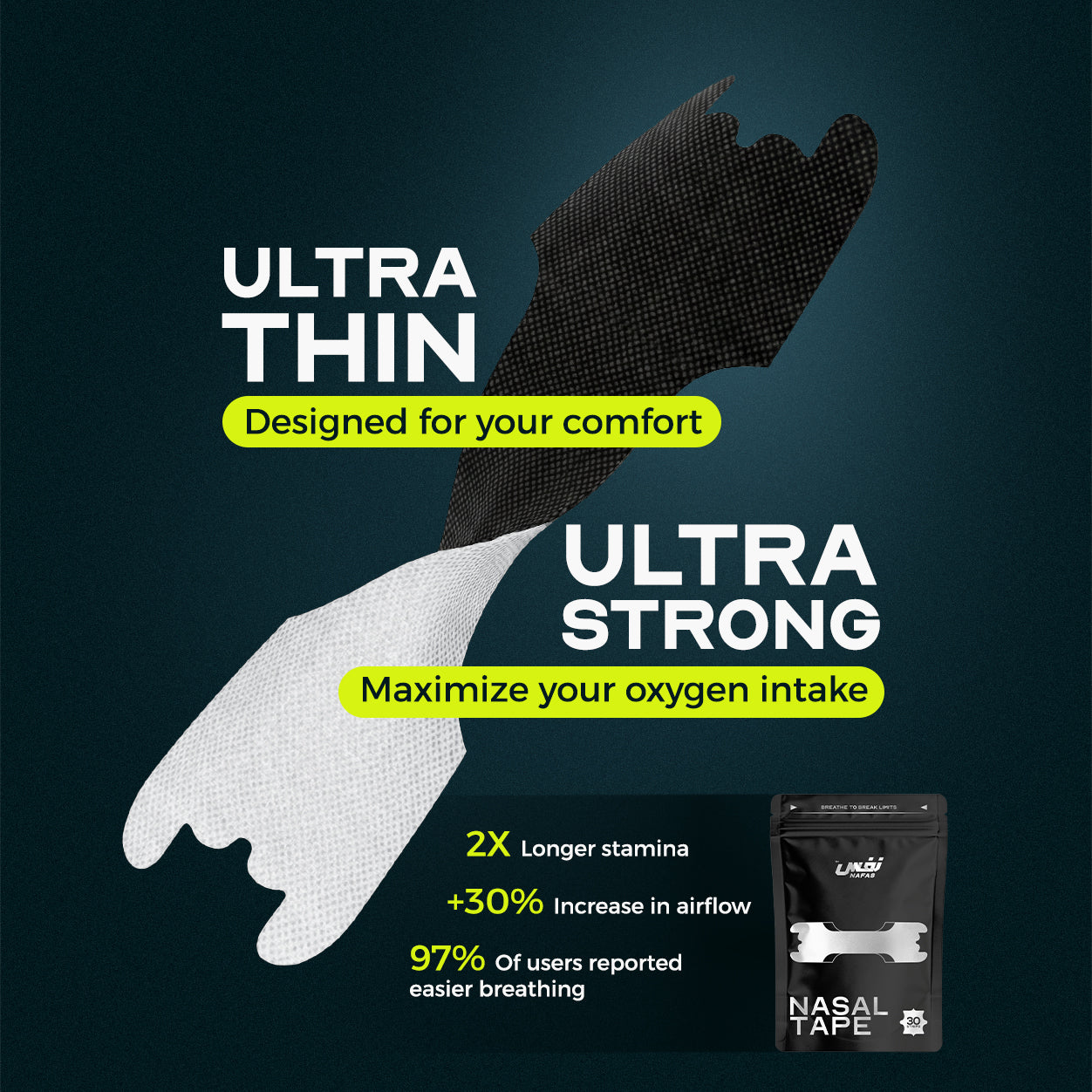 Black Nafas Nasal Tape